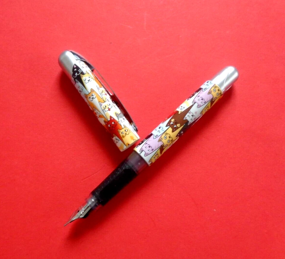 ONLINE Füllhalter Füller Füllfederhalter M Fluffy Cats 1 Stück