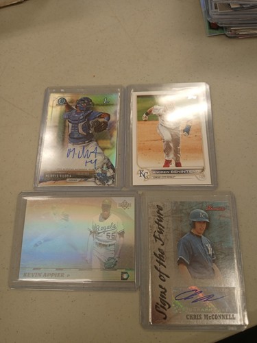 MLB ROYALS Meibrys Viloria AUTO / 499 CHROME CHRIS MCCONNELL AUTO FUTURE KV APPIER