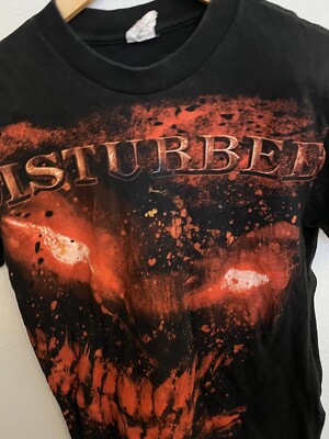 DISTURBED 90s Tシャツ XL XL Vintage Disturbed 90s Giant Tag Rock Metal Band T Shirt