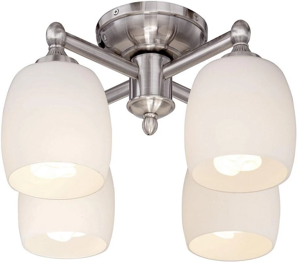 Savoy House FLG-101-187 Braddock 4-Arm Fan-Light Kit in Brushed Pewter - Image 2 of 2