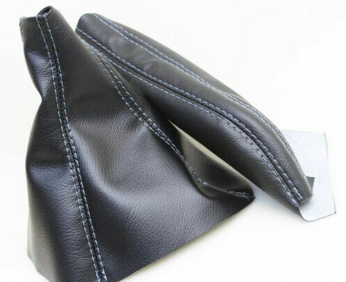 Upgrade Your Interior! Real Leather Beige Shift & E-Brake Boots Set For 99-06 BMW E46 By Kar Designers