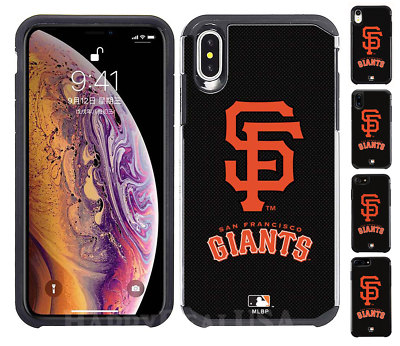 Official MLB ShockProof Hybrid Cover Case for Cell Phone - San Francisco Giants 