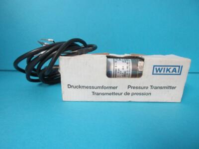 WIKA INSTRUMENT TRANSMITTER E-10 E-10-K-PBC-ND-LG2X67-ZZ 4365289 6-30V 0-15 PSI