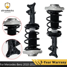 Pair Front Shock Struts Assys ADS Fit Mercedes W218 W212 CLS63 E63 AMG RWD 2010-