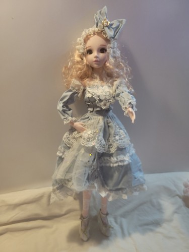 Muñeca estilo victoriano, zapatos de vestir 60 cm articulaciones móviles escala 1/3 BJD - Imagen 11 de 20