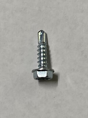 #8 X 5/8'' Hex Washer Head 1/4 drive Self Tapping Drill Sheet Metal Screw LOT 400