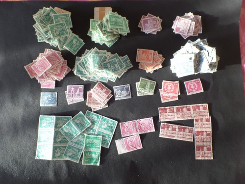 900 Briefmarken Bauwerke Aufbau in der DDR - Stamps Germany-francobolli Germania
