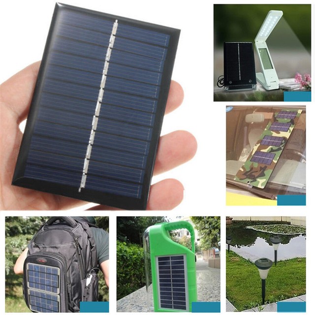 Power Photovoltaic Mono Solar Panel Diy Charging Phone Chargers Mini System