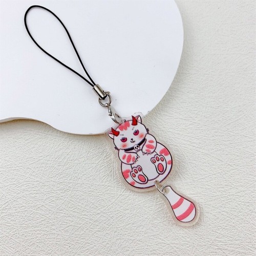 Unique Cat Acrylic Mobile Accessory Function Keychain Bag Pendant Keyring Gift - Picture 6 of 20