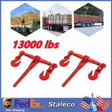 2PC 1/2 - 5/8 Ratchet Chain Binder Load Binde...