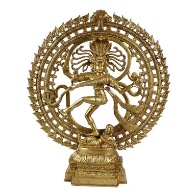 Blechbläser tanzen Natraja Murti Gott Shiva Shankar Bholenath Mahadev Idol...