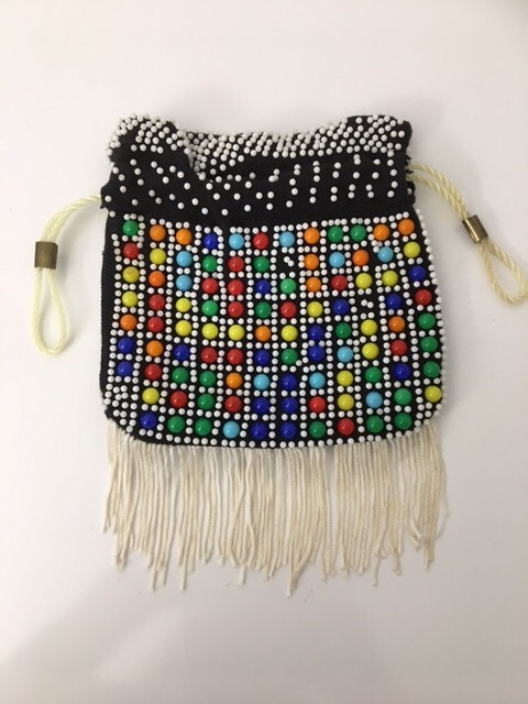 Candy Canvas Fringe Clutch Candy Canvas Fringe Clutch