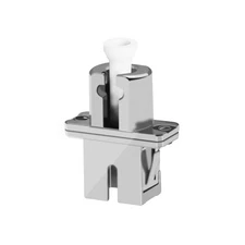 SC to LC Fiber Optic Coupler with Flange, Simplex UPC Metal Hybrid Fiber Adapter