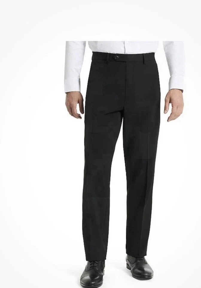 Chaqueta y pantalón de traje delgado Ben Sherman para hombre. Negro. 38 Pantalones Cortos 32x30 Nuevos Foto 2 de 2