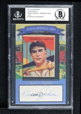 BAS 2017 Historic Originals The 1930s Series 2 13/15 Travis Jackson Auto HOF he5