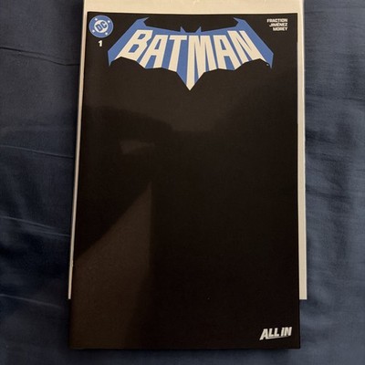 BATMAN Vol 4. #1 CF - Black Blank Exclusive Variant NYCC 2025 - LTD. 500