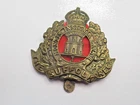 WW1 Era Suffolk Regiment Brass Economy Cap Badge