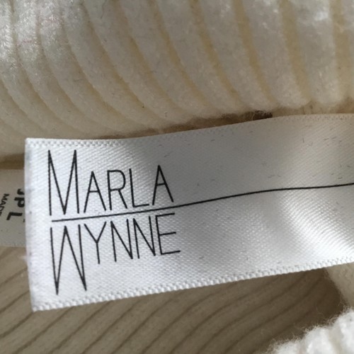 Marla Wynne Sweater Womens Medium Turtleneck Ribbed Raglan Sleeve Pullover - Picture 8 of 11