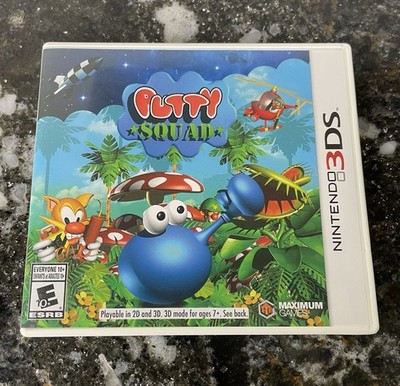 Putty Squad (Nintendo 3DS, 2014) NTSC Version COMPLETE CIB RARE!!