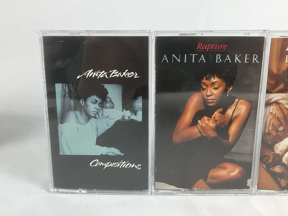 ANITA BAKER Cassette Tape Lot x6 SADE Rapture Compositions Rhythm TONI BRAXTON - Imagem 3 de 4