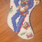 Handmade Needlepoint Christmas Stocking Toy Soldier Multicolor Fabric — photo 4