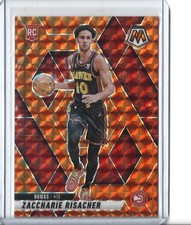 2024-25 Mosaic Reactive Orange #213 Zaccharie Risacher Hawks RC /249