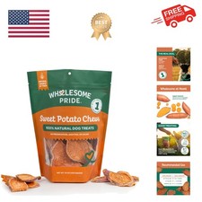 Sweet Potato Chews Dog Treats   All-Natural, Single-Ingredient, Grain-Free, 1...
