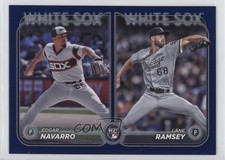 2024 Topps Update Rookie Combo Royal Blue Lane Ramsey Edgar Navarro #US128 1c9a