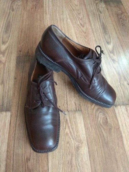 Women Bally Heels Brown Leather 38 #5KX8