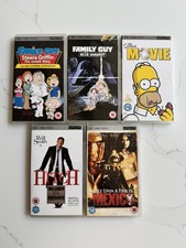 Sony PSP UMD Comedy Bundle X5 Family Guy Simpsons Hitch Movies Films UMD R2