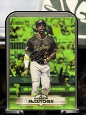 2025 Topps Stadium Club - Andrew McCutchen #166 Lime Green Foil