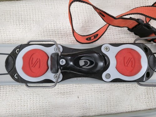 SALOMON Ski Mini Snow Blade Blades 32 In 81 CM Austria Bindings Clean Nice Shape - Picture 8 of 12