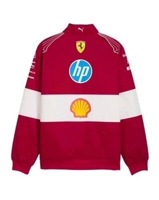 Ferrari F1 Softshell Jacket – Premium Red & White Racing Style | eBay