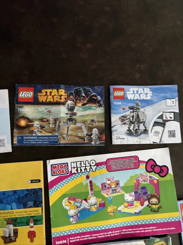 Lote De 10 Lego Instrucción Manuel’s Only 41067 Disney Princesa 70607 El Ninjago Foto 4 de 4