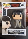 VAULTED Funko Pop! Stranger Things: GHOSTBUSTER MIKE #546 Season 2 w/Protector