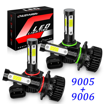 4x LED Headlight Hi/Low Beam Bulbs For Toyota Land Cruiser 100 Series 1998-2005