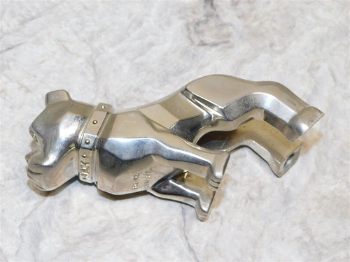 Vintage MACK TRUCK Bulldog Chrome Hood Ornament Reg. No. 1,387,477