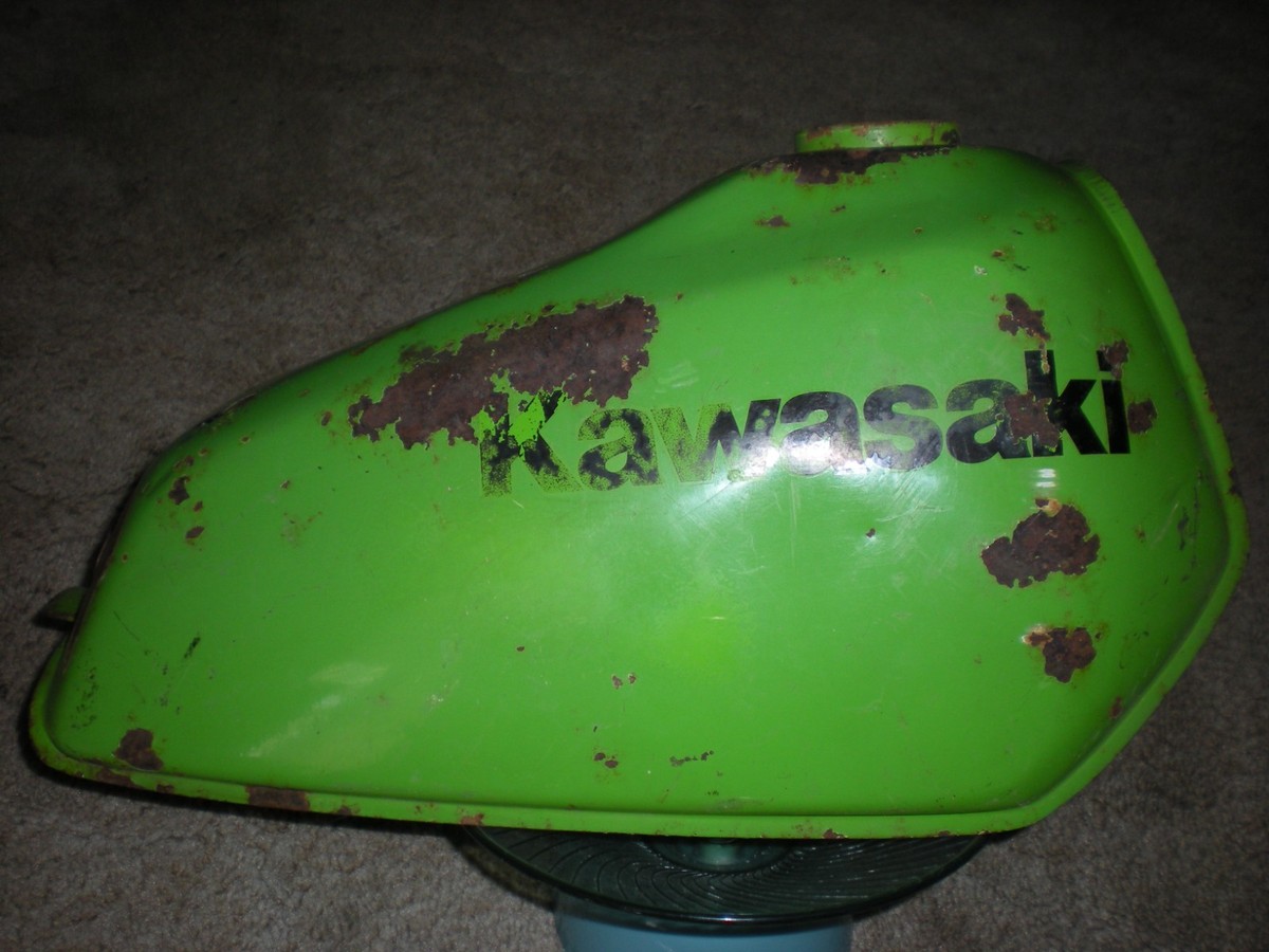K*K様 ピーナッツタンク　ヴィンテージ 80s VINTAGE 1979 KAWASAKI KX80 FUEL TANK KX80A5 GAS KX 1980 A6 OEM KDX