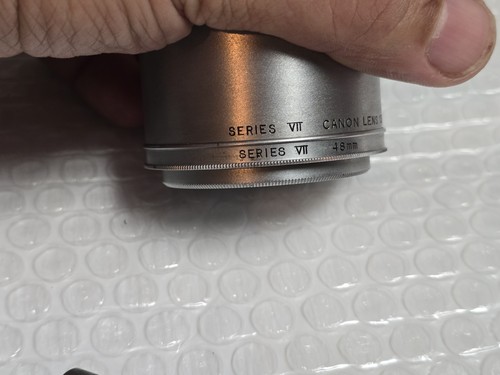Chrome CANON LENS 135mm F3.5 Canon Camera w Leica M39 Screw Mount COMPLETE +CASE - Picture 18 of 23