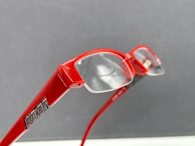 Bikkembergs Brille Damen  Rot eckig Halbrand  schmal BKD 04604 NP:183 
