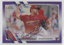 2021 Topps Chrome Rookie Purple Refractor 114/250 Roel Ramirez #RA-RR Auto 0q21