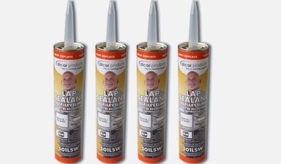 Dicor 501LSW QTY.4, Self-Leveling Lap Sealant White 10.3oz Tube RV Roof Repair.P