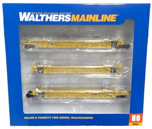 HO Walthers MainLine 910-55809 DTTX 785070 NSC Articulado 3 Unidades 53' Well Car | Condition: New