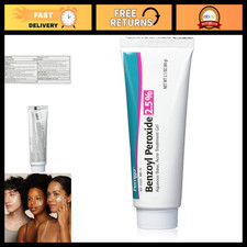 Benzoyl Peroxide 2.5 Acne Treatment Gel - 60g Tube for Clear Skin
