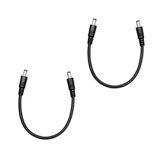 1FT DC Power Extension Cable 5.5mm x 2.5mm 12V Connector 18AWG Male to Male C...