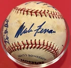 1983 Cleveland Indians Team Autographed Baseball: Harrah, Hargrove, Blyleven +