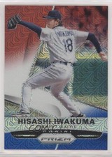 2015 Panini Prizm Red White & Blue Mojo Prizm Hisashi Iwakuma #75 1c7