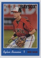 2019 Heritage Minor League Edition Real One Blue 87/99 Rylan Bannon Auto 1k3x