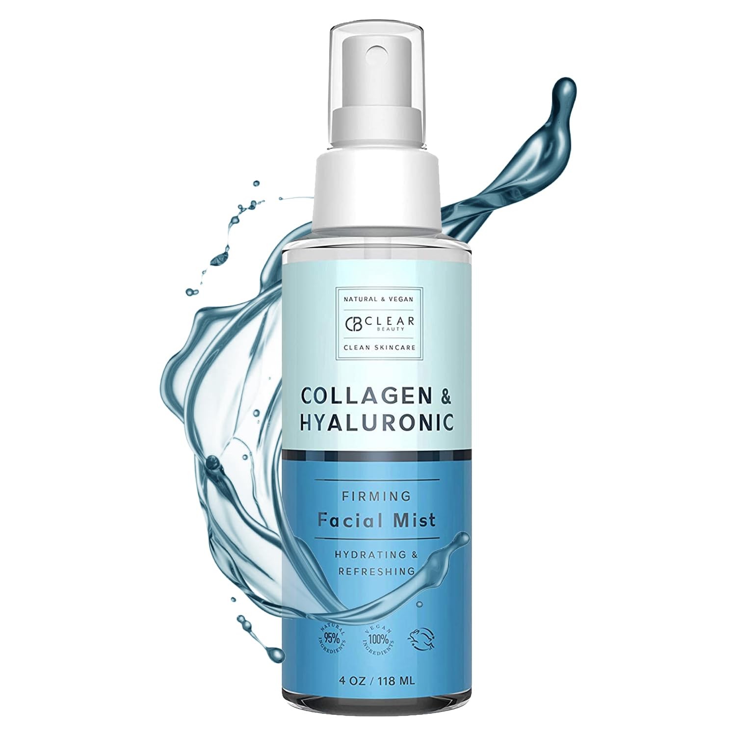 Hyaluronic Acid Collagen Face Mist for Hydration – Dermatologist Tested Moisturizing Spray-image