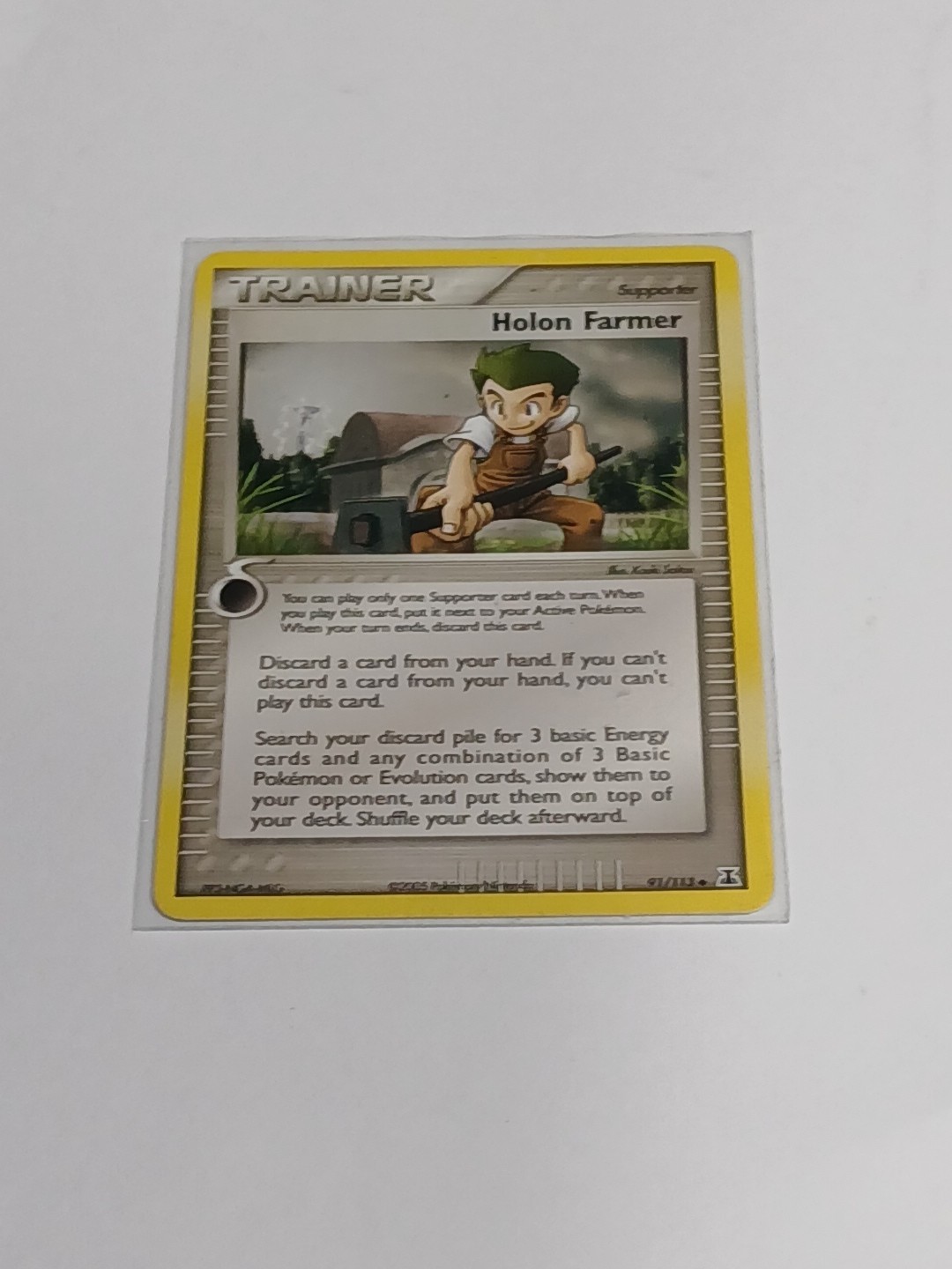 Pokemon TCG Holon Farmer 91/113 Delta Species Uncommon card Normal LP